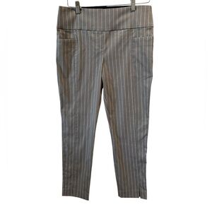 APT. 9 Gray Pinstripe Pull-On Ankle Pants – Size M